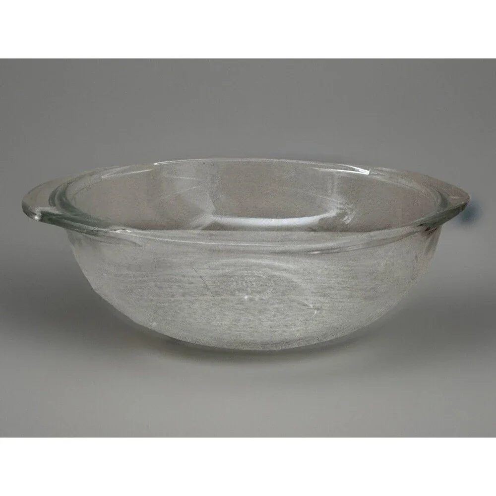 VTG Poole Silverplate Chafing Casserole Dish Set Pyrex 024 Lidded Serving Bowl